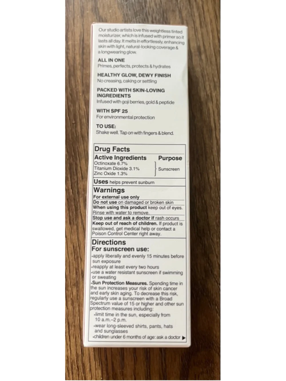Smashbox Halo NIB tinted moisturizer with spf dark neutral